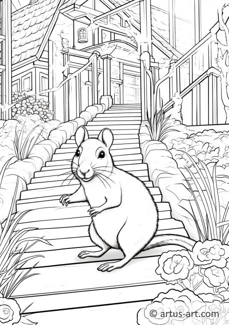 Agouti Coloring Page For Kids » Free Download » Artus Art