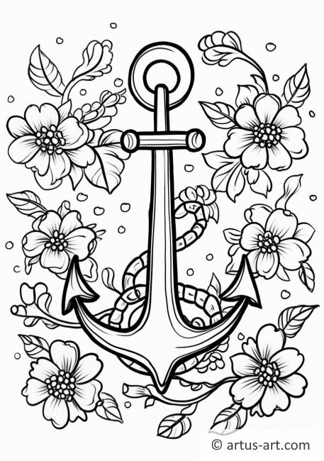 ausmalbilder anker