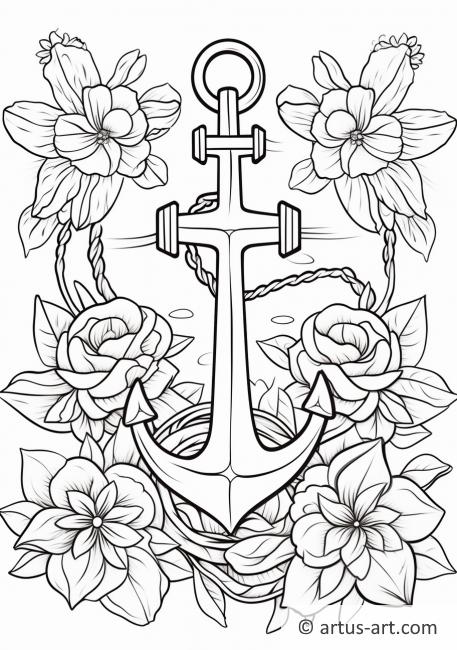 Anchors Coloring Page