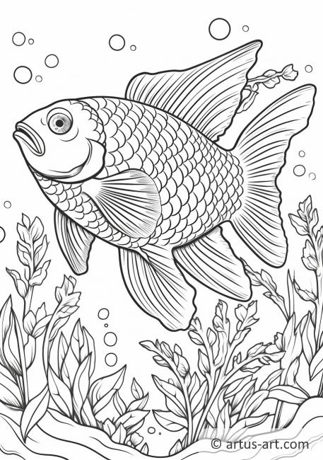 Perch Coloring Page » Free Download » Artus Art