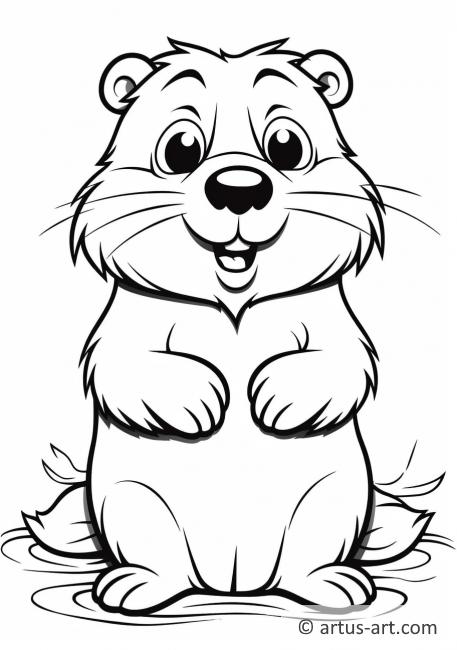 Beaver Coloring Page » Free Download » Artus Art