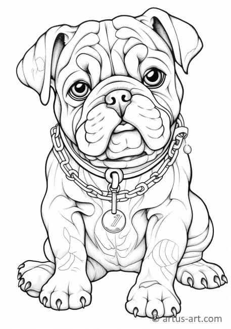 Bulldog Coloring Page » Free Download » Artus Art