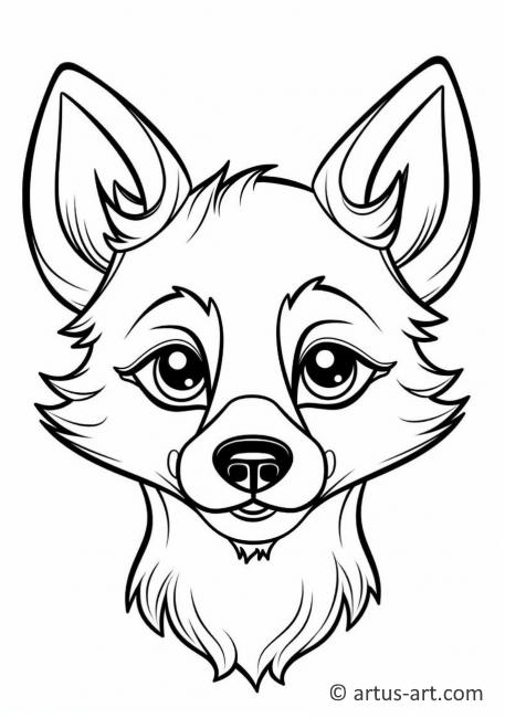 Dingo Coloring Page For Kids » Free Download » Artus Art