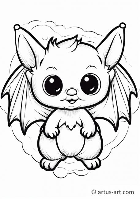 Bat Coloring Page » Free Download » Artus Art