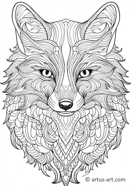 Foxe Coloring Page » Free Download » Artus Art