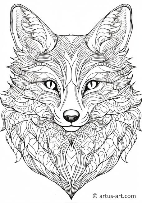 Foxe Coloring Page » Free Download » Artus Art