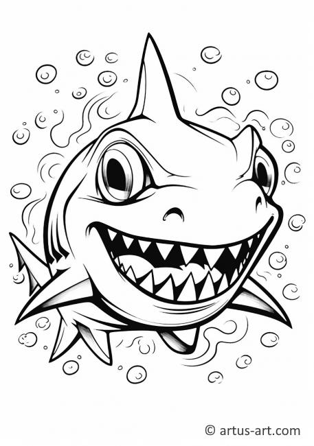 coloriage de requin