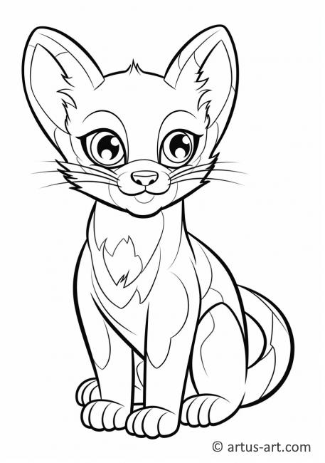 Jaguarundi Coloring Page » Free Download » Artus Art