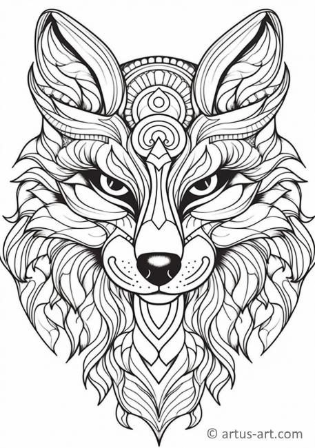 Coyote Coloring Page » Free Download » Artus Art