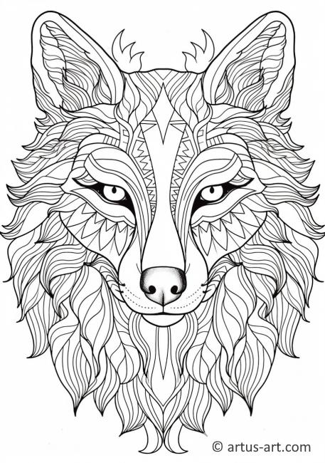 Coyote Coloring Page » Free Download » Artus Art