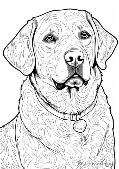 Ausmalbilder Labrador: Unleash Your Inner Artist with a Friendly Face!