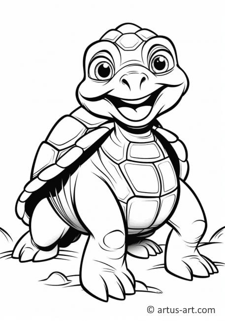 Tortoise Coloring Page » Free Download » Artus Art