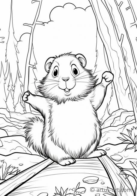 Lemming Coloring Page For Kids » Free Download » Artus Art