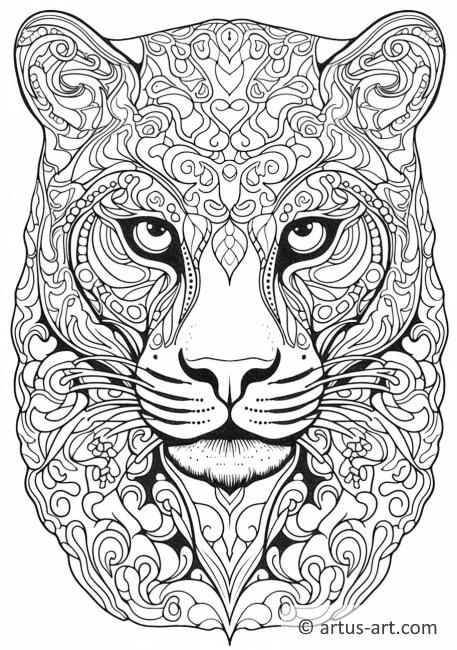 Leopard Coloring Page » Free Download » Artus Art