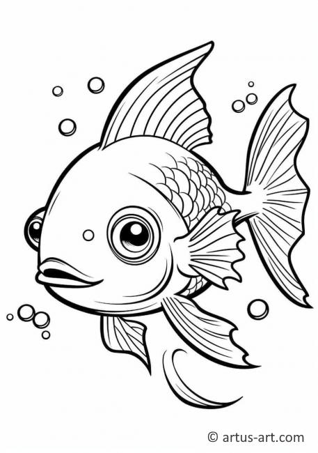 Ocean Sunfish Coloring Page For Kids » Free Download » Artus Art