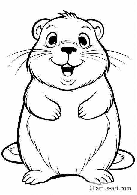 Nutrias Coloring Page For Kids » Free Download » Artus Art