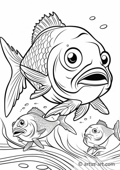 Piranhas Coloring Page » Free Download » Artus Art