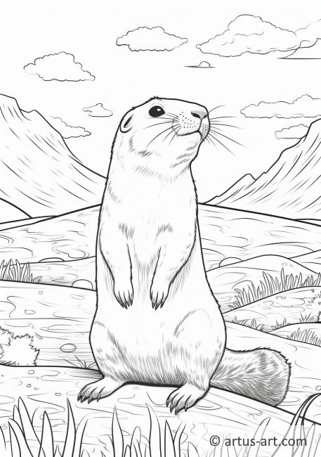 Prairie dog Coloring Page » Free Download » Artus Art