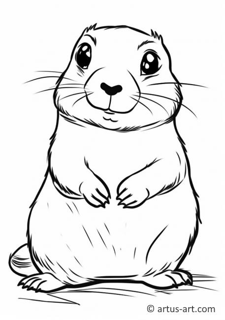 Prairie dog Coloring Page » Free Download » Artus Art