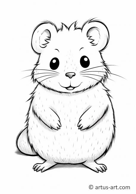 Cute Quokka Coloring Page » Free Download » Artus Art