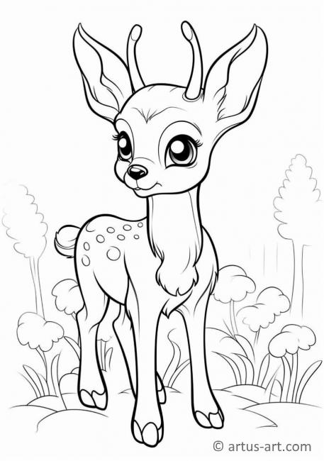 10 Enchanting Deer Coloring Pages for Nature Enthusiasts