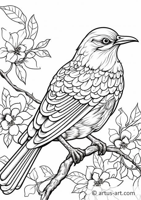 Mockingbird Coloring Page » Free Download » Artus Art