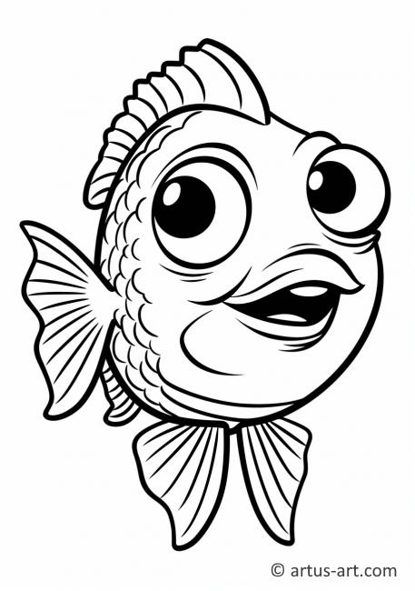 Awesome Perch Coloring Page » Free Download » Artus Art