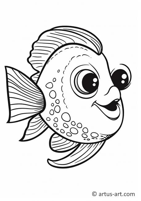 Awesome Tangs Coloring Page For Kids » Free Download » Artus Art