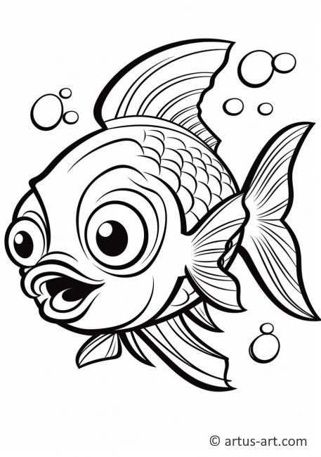 Awesome Piranhas Coloring Page For Kids » Free Download » Artus Art