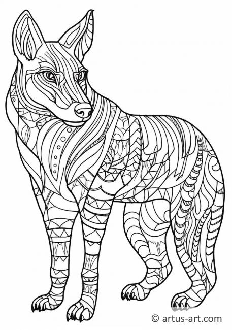 Tasmanian tiger Coloring Page » Free Download » Artus Art