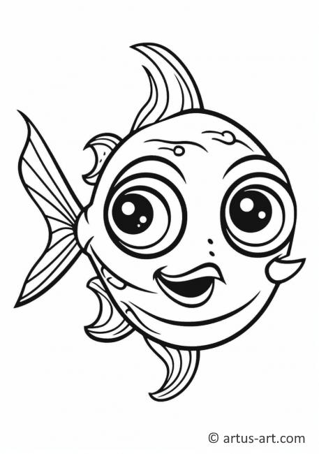 Tuna Coloring Page » Free Download » Artus Art