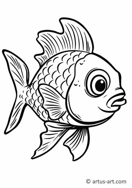 Tilapia Coloring Page » Free Download » Artus Art