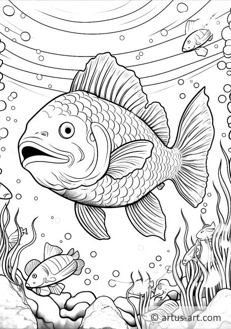 Catfish Coloring Page » Free Download » Artus Art