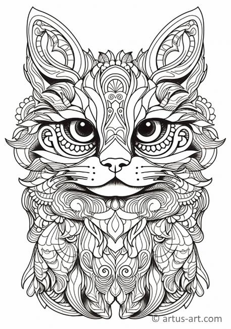 Wild cat Coloring Page » Free Download » Artus Art