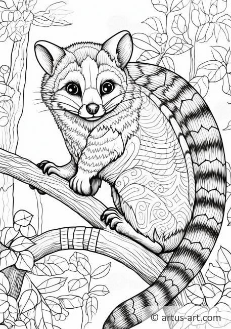 Civet Coloring Page » Free Download » Artus Art