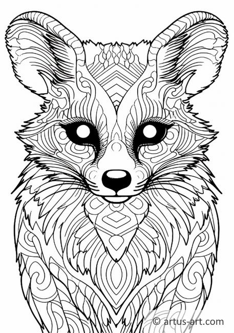 Civet Coloring Page » Free Download » Artus Art