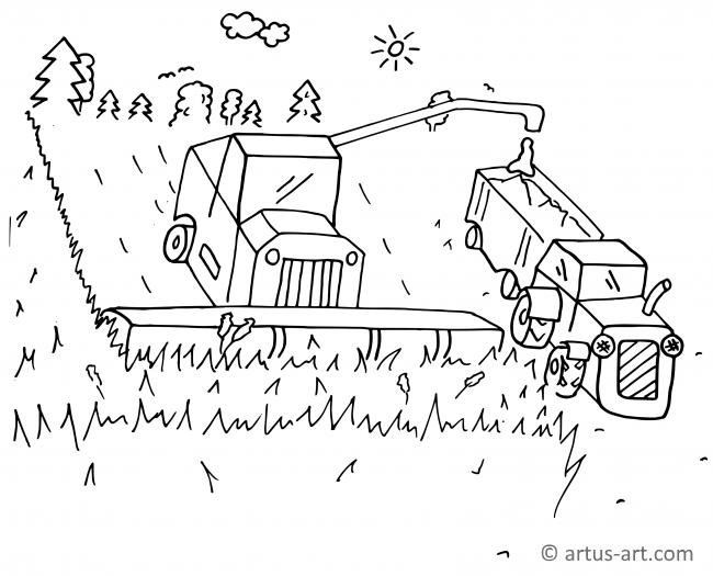 Agriculture Coloring Page
