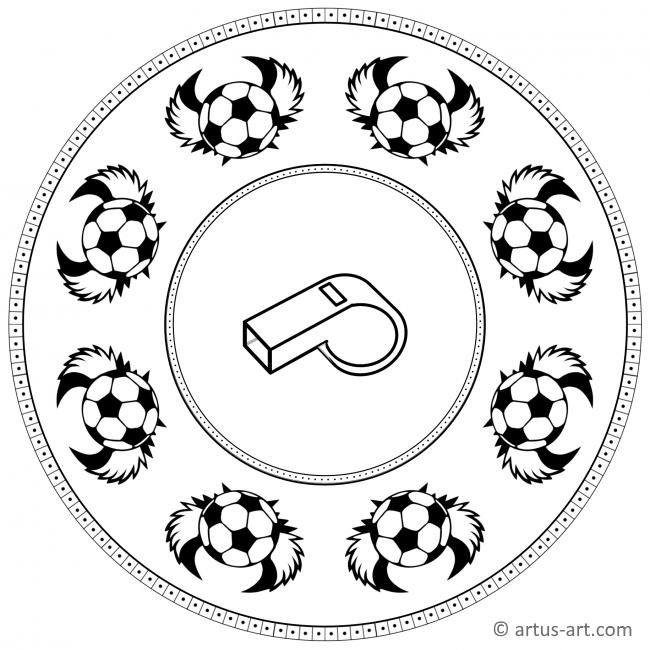 Soccer Mandala