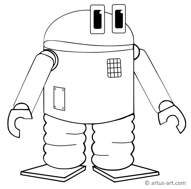 Android Coloring Page