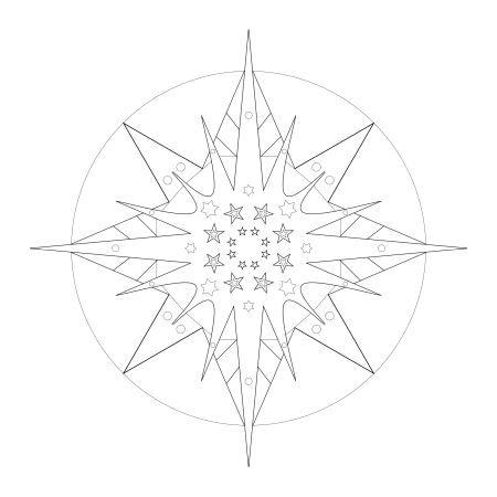 Peaked Star Mandala