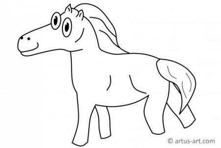 Horses Coloring Pages