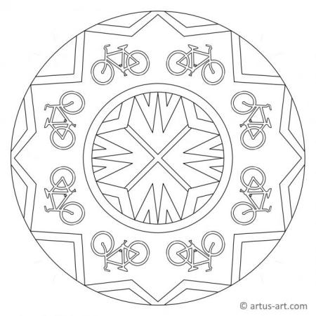Fahrrad Mandala