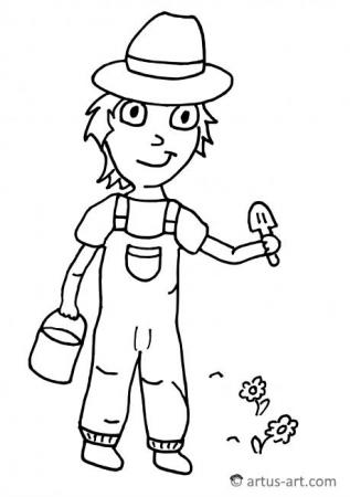 Job Coloring Pages