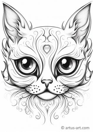 Kedi Boyama Sayfası