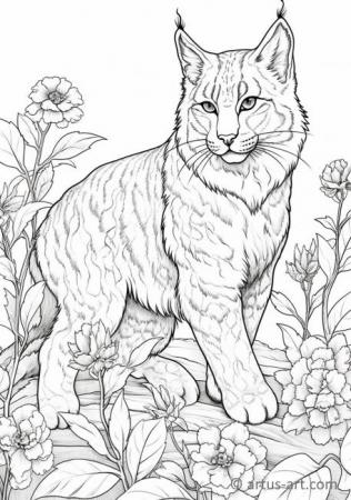 Lynx Coloring Page