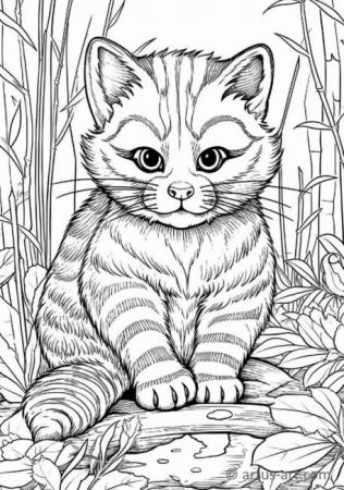 Fisher cat Coloring Page