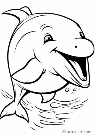 Right Whale Coloring Page