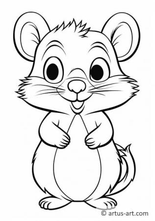 Agouti Coloring Page For Kids