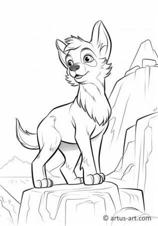 Dingo Coloring Page For Kids
