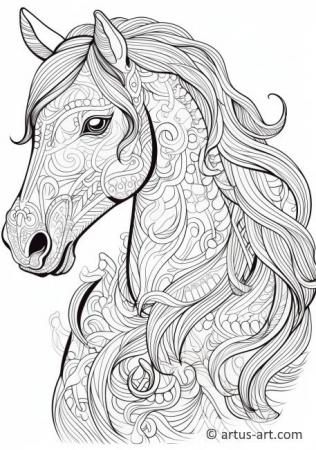 Horse Coloring Pages » Free Download » Artus Art